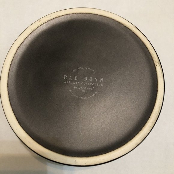 Rae Dunn Halloween Black Orange Pet Dog Cat Food Water Bowl “beware Of Me” - Picture 4 of 7